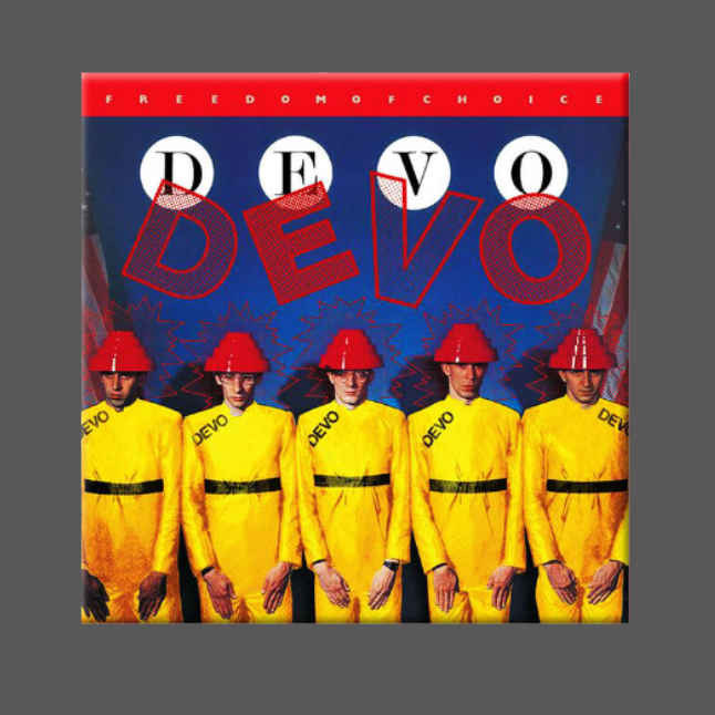 DEVO, Magnet, Button, Fridge Magnet, FREEDOM OF CHOICE: (1) Magnet