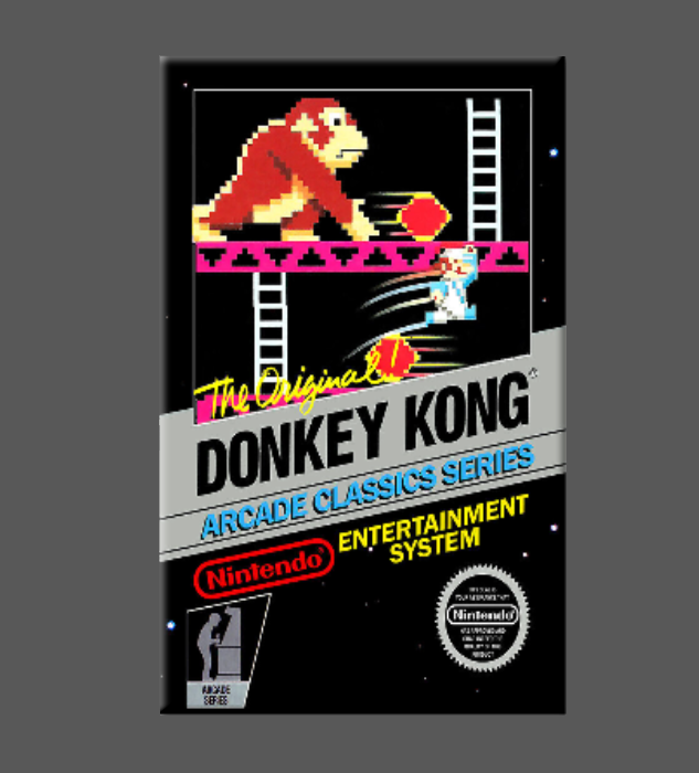 NES, DONKEY KONG, Magnet, Button, Mirror, NINTENDO: (1) Magnet