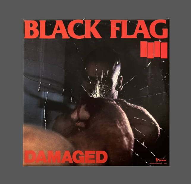 BLACK FLAG, Magnet, Button, DAMAGED: (1) Magnet