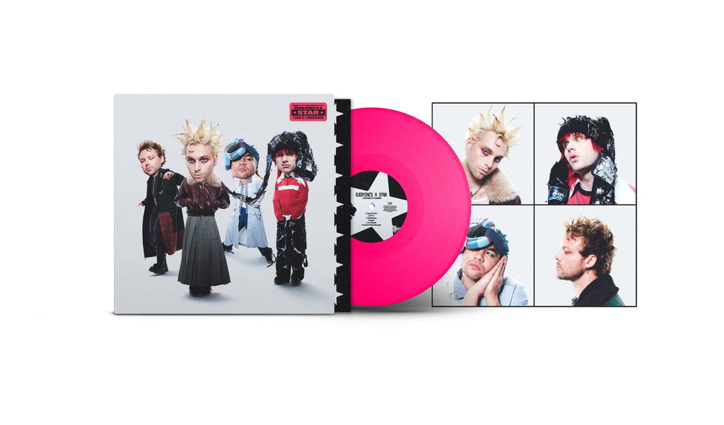 5 Seconds Of Summer EVERYONE’S A STAR! [Neon Pink Glitter Vinyl]