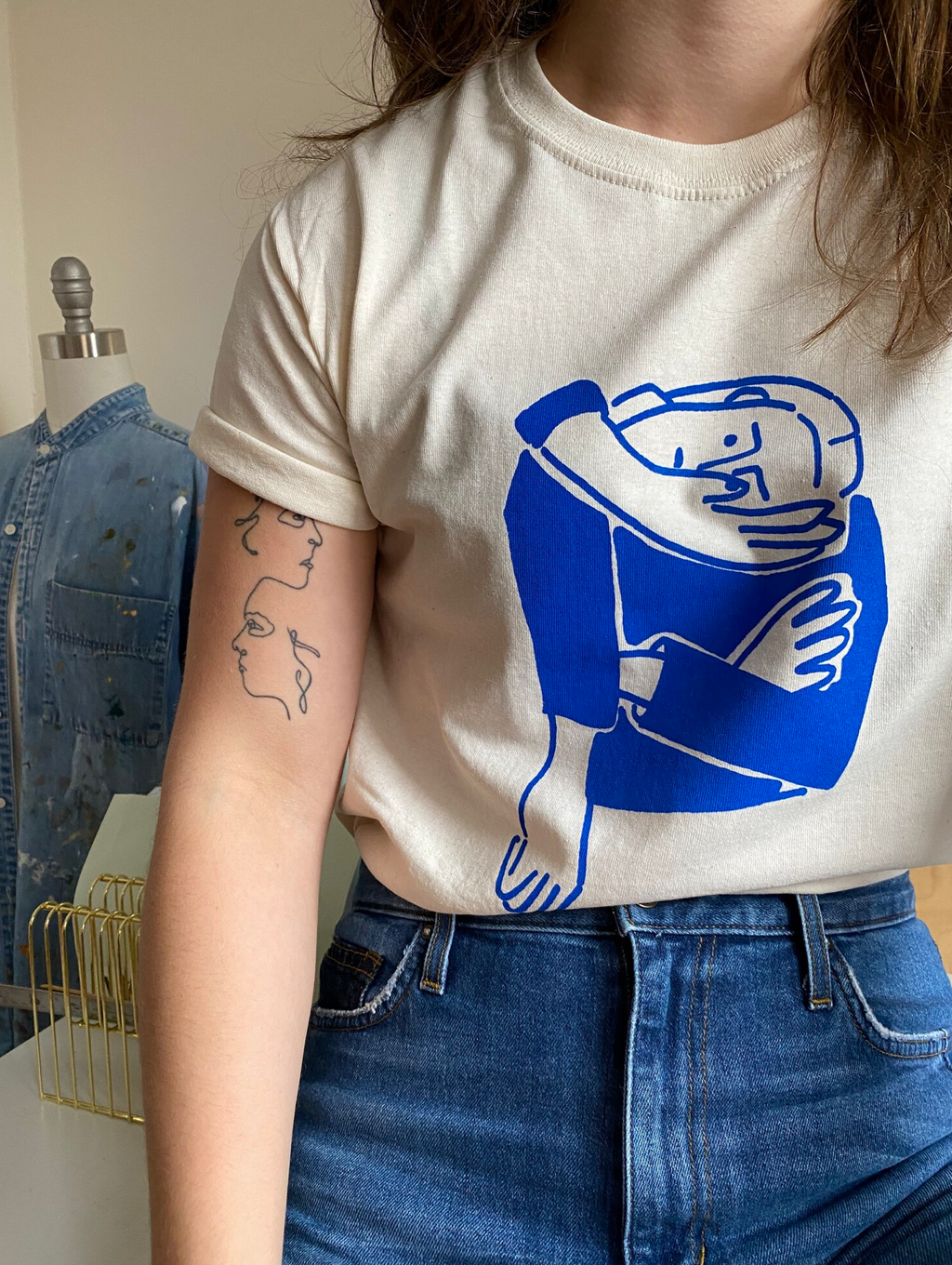 Blue Lady T-Shirt: Medium