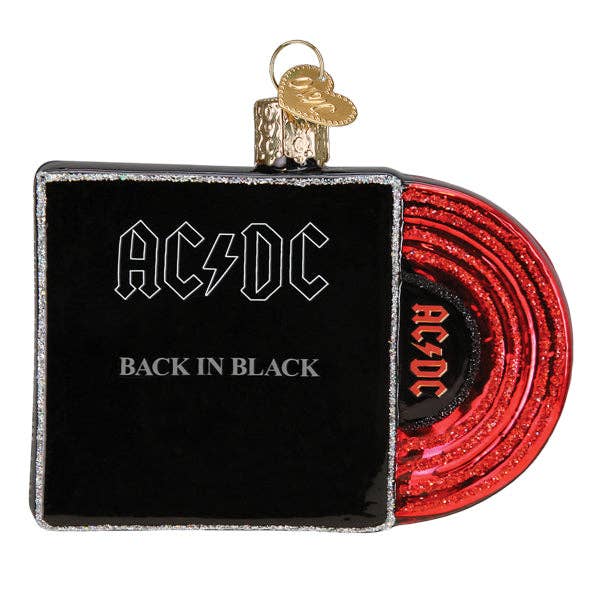 Back In Black Album Cover Ornament: 38072 / 12_10_6_12.5_L / 3 X 4 X 0.75