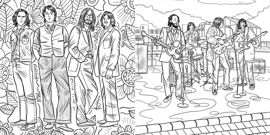 Beatles Coloring Book-Adult Coloring Book by IglooBooks: Paperback; 48 pages / English