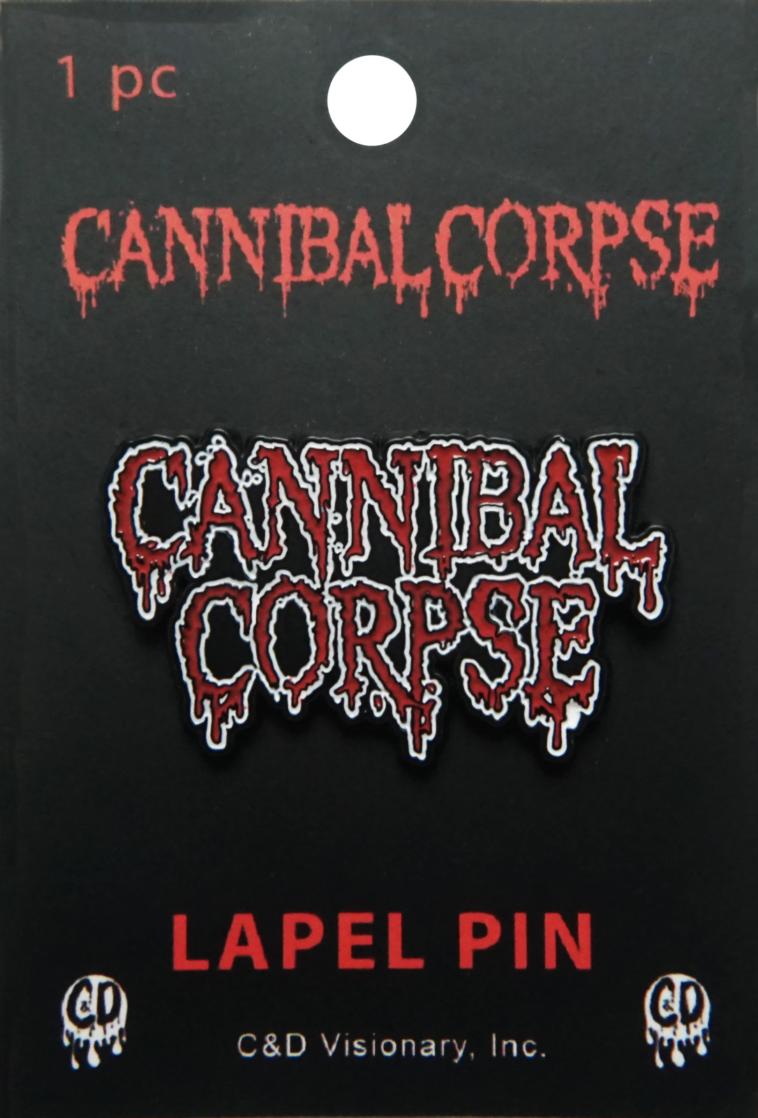 Enamel Pin - Cannibal Corpse - Logo - Heavy Metal Music Band