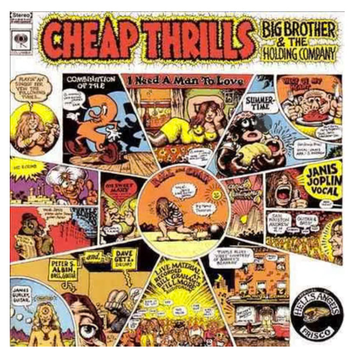 CHEAP THRILLS Janis Joplin (BIG BROTHER AND THE HOLDING COMPANY)