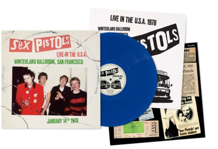 Live In The U.S.A. 1978: Winterland Ballroom, San Francisco (Limited Edition, Blue Colored Vinyl) SEX PISTOLS