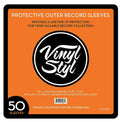 Vinyl Styl® 12 Inch Outer Record Sleeves - Open Top - 50 Count (Clear)