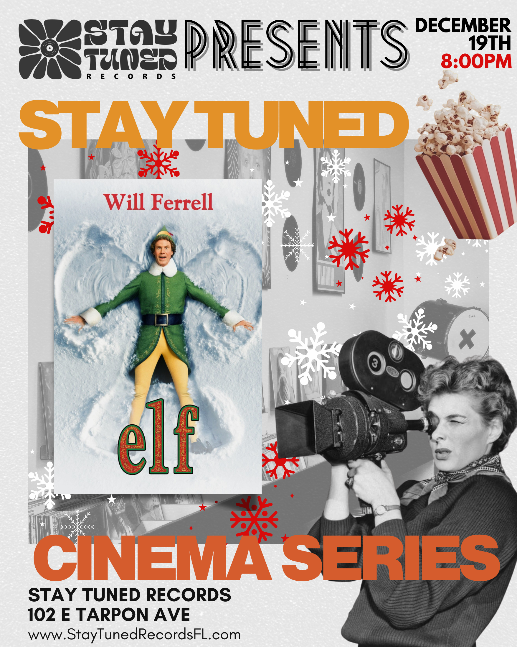 Stay Tuned Cinema: Elf 12/19 @8:00pm
