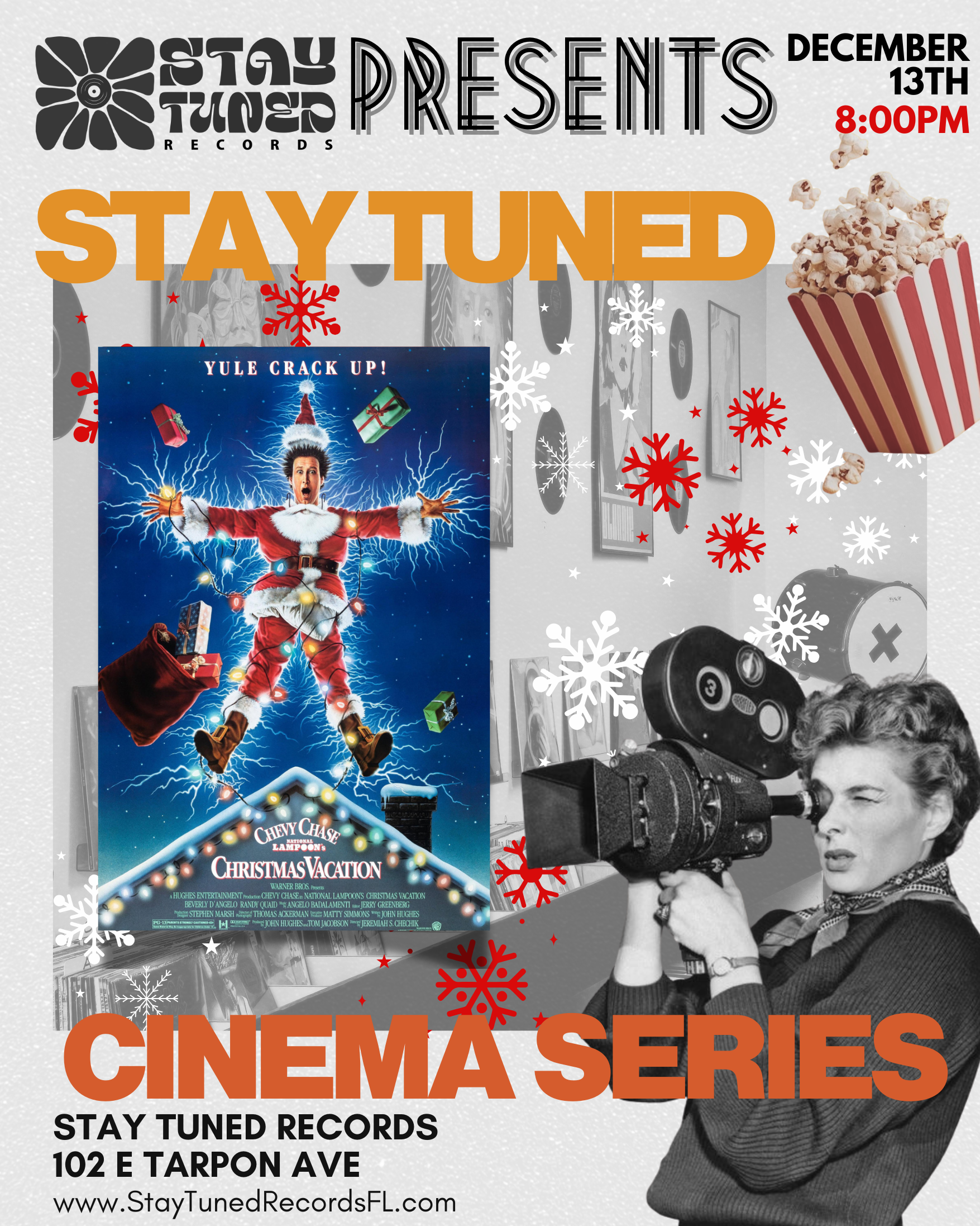 Stay Tuned Cinema: National Lampoons Christmas Vacation 12/13 @8:00pm