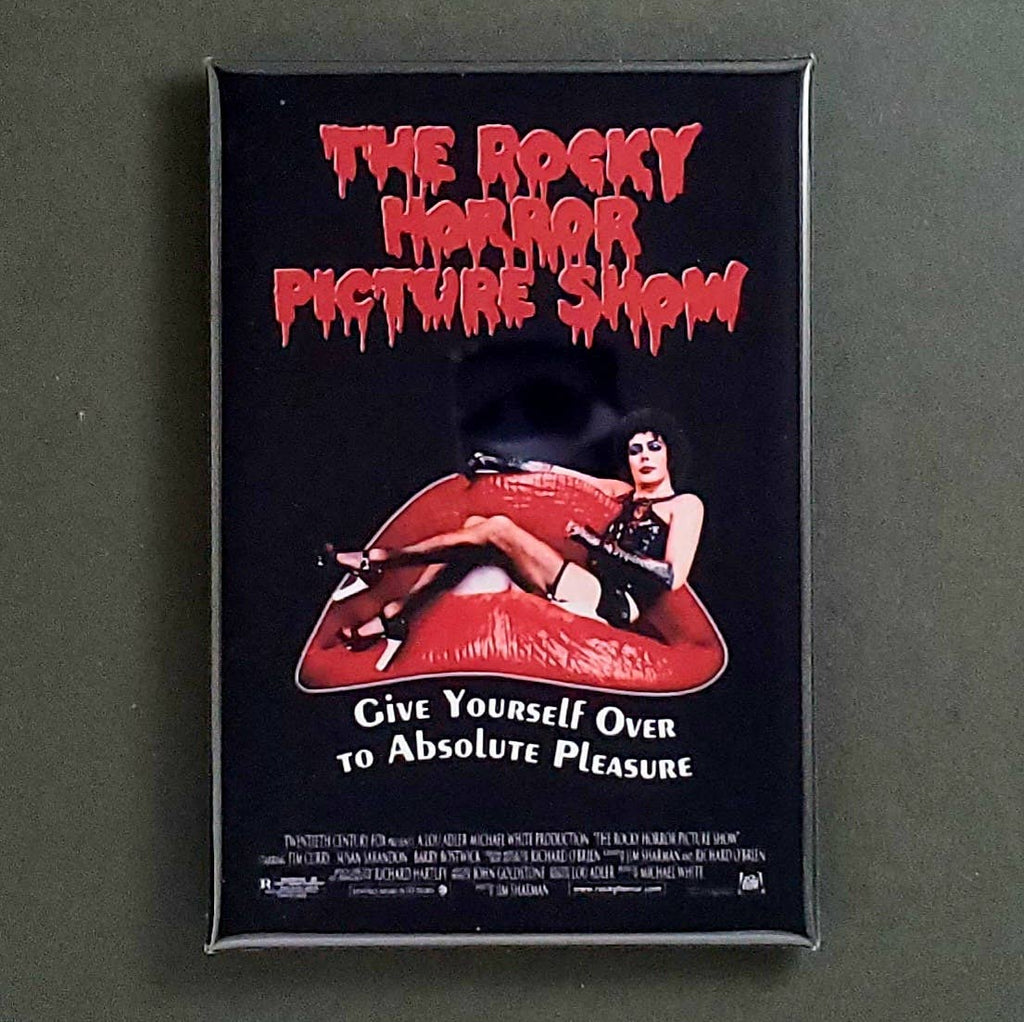 THE ROCKY HORROR PICTURE SHOW Movie Magnet, Button, Wholesale, Lot, DVD, VHS: (1) Magnet