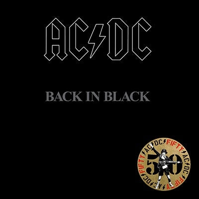 AC/DC Back In Black: 50th Anniversary (Limited Edition, Black & White Marble Colored Vinyl)