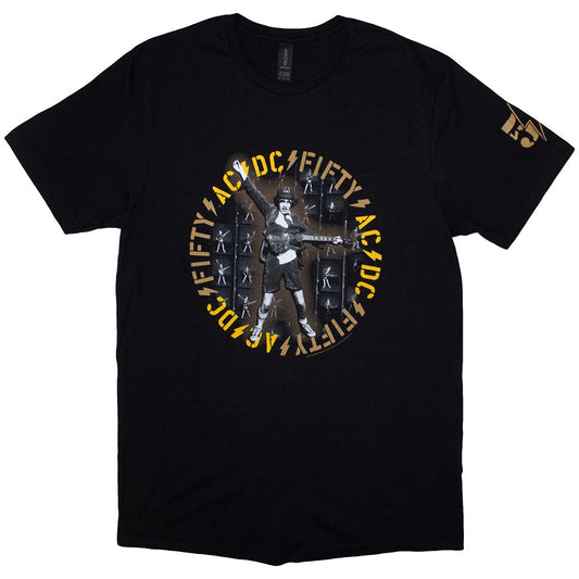 AC/DC Fifty Angus Repeat Black