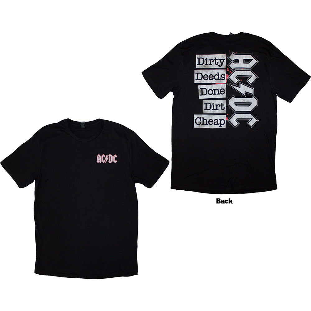 AC/DC Mini Logo / Dirty Deeds Black