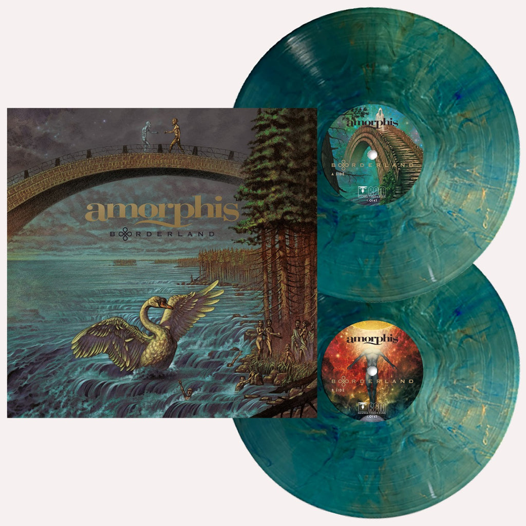 Amorphis Borderland (Indie Exclusive) ("Borderland" Green Blue Marbled Vinyl) [2Lp]