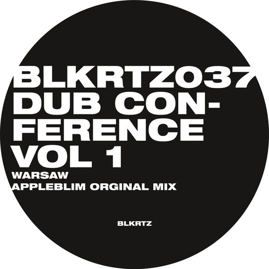 APPLEBLIM/DEADBEAT/SHACKLETON Dub Conference Vol. 1