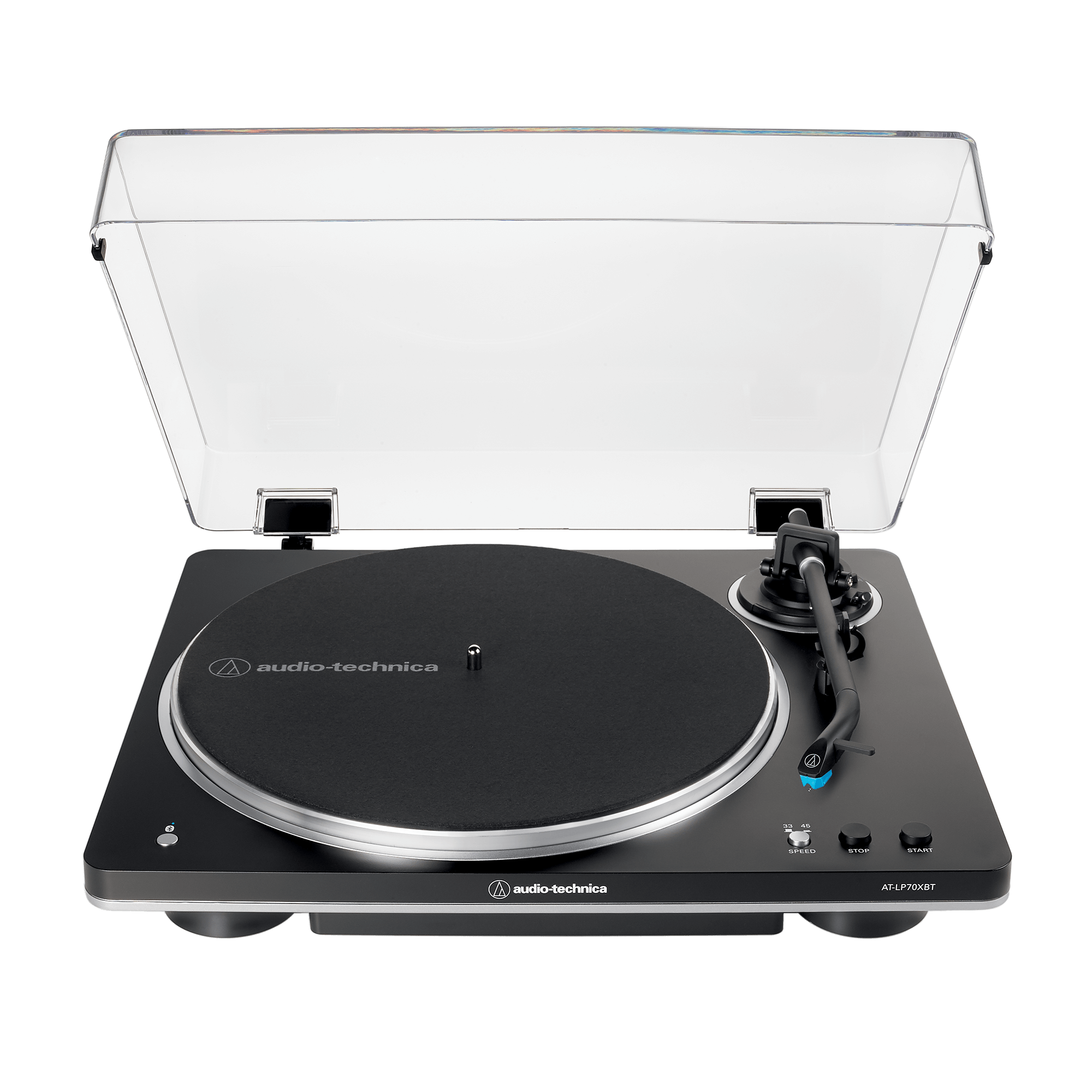 Audio Technica AT-LP70XBT-BS - FULLY AUTO WRLS BELT-DRIVE TT,BLK/SILVER