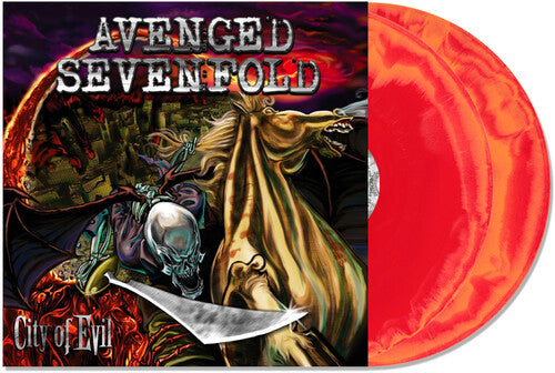 Avenged Sevenfold City of Evil (Limited Edition, Indie Exclusive, Orange & Red Swirl Colored Vinyl) [Explicit Content] (2 Lp's)
