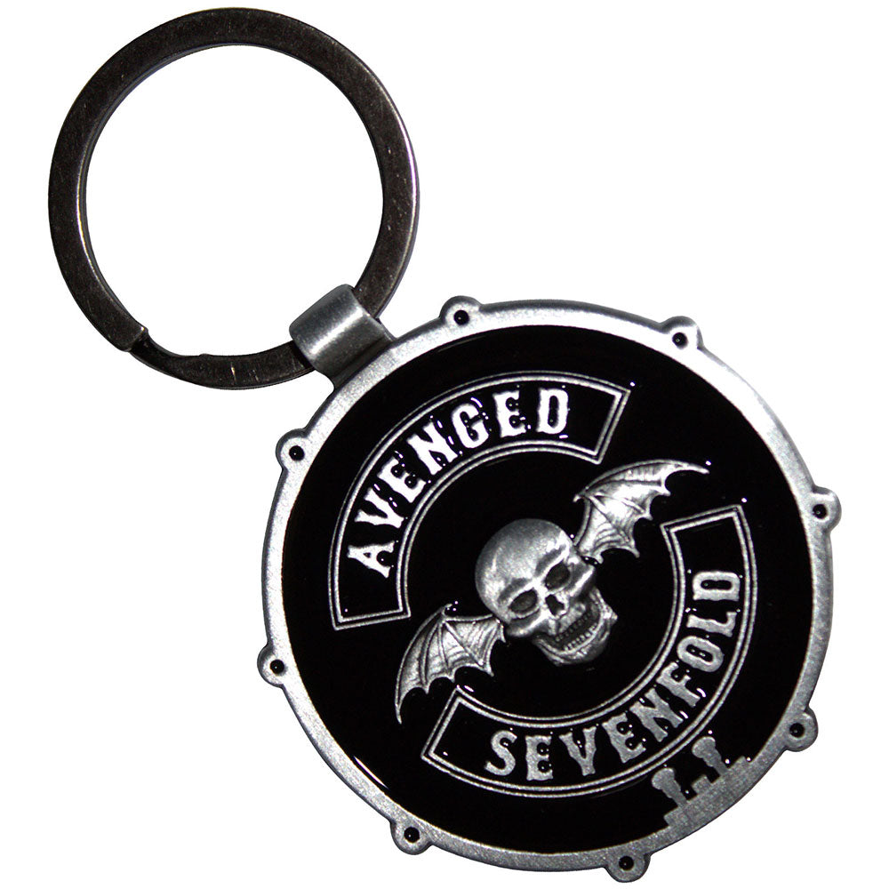 Avenged Sevenfold Deathbat Crest Drum Double-Sided
