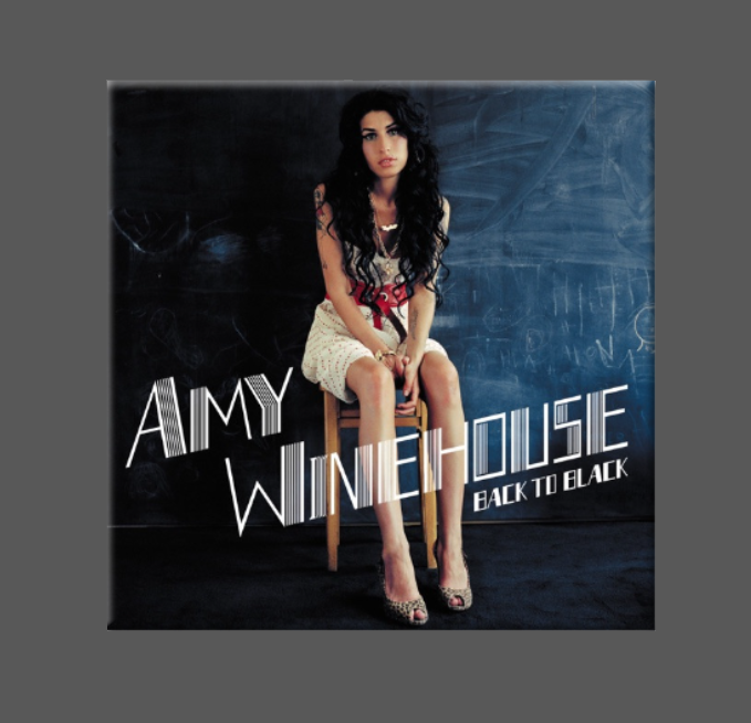 AMY WINEHOUSE, Magnet, Button, Fridge Magnet, BLACK ALT: (1) Magnet