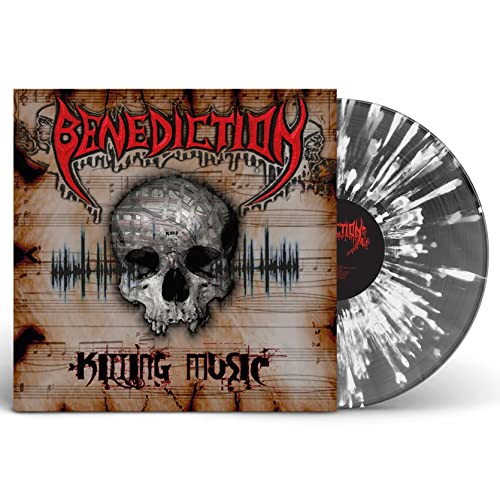Benediction Killing Music (Grey W/ White Splatter Vinyl)