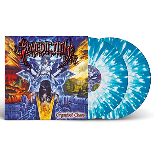 Benediction Organised Chaos (Light Blue W/ White Splatter Vinyl 2Lp)