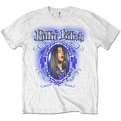 Billie Eilish Airbrush White