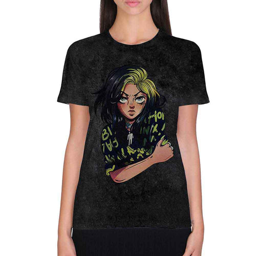 Billie Eilish Anime Billie Black
