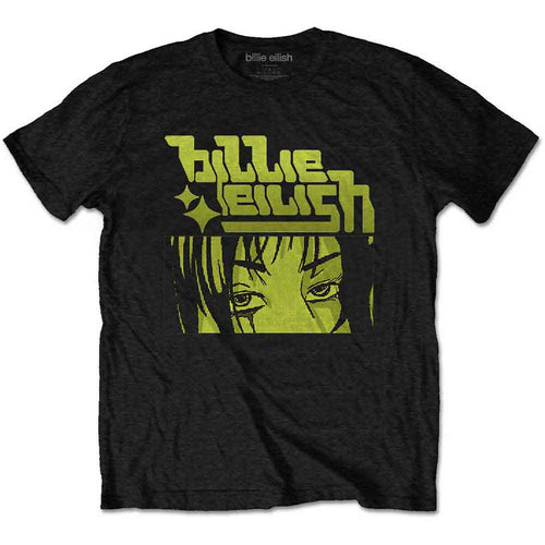 Billie Eilish Anime Logo Black