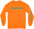 Billie Eilish Billie Eilish Don't Smile Unisex Long Sleeve T-Shirt Small (Large Item, Orange, Small Long Sleeve Shirt)