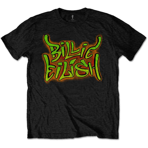 Billie Eilish Graffiti Black