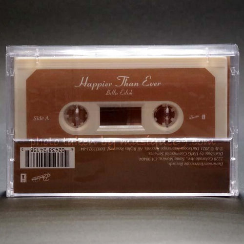 Billie Eilish Happier Than Ever (Limited Edition, Spotify Fans First Exclusive Magnolia Shell Edition) (Cassette)
