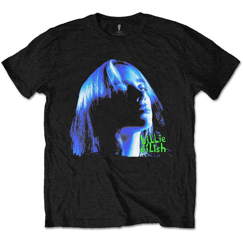 Billie Eilish Neon Shadow Blue Black