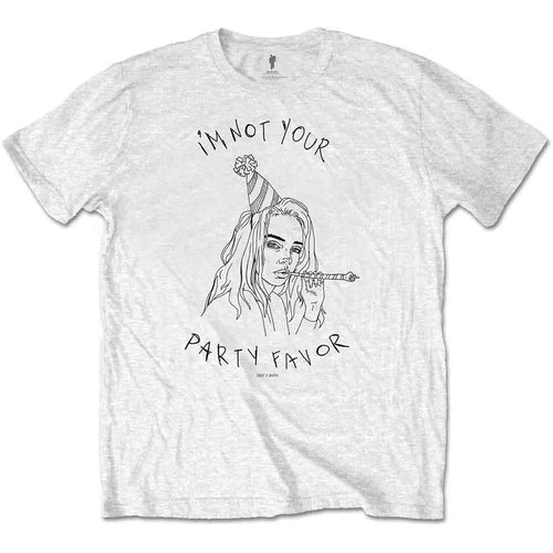Billie Eilish Party Favour White
