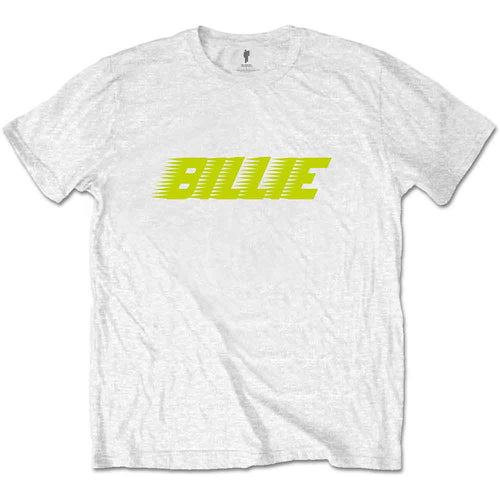 Billie Eilish Racer Logo White