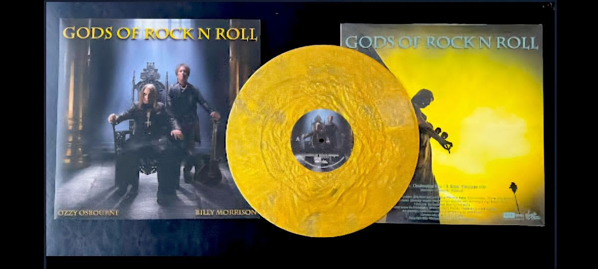 Billy Morrison / Ozzy Osbourne Gods Of Rock N Roll 12" (Gold Vinyl) (Limited Edition Indie Exclusive)