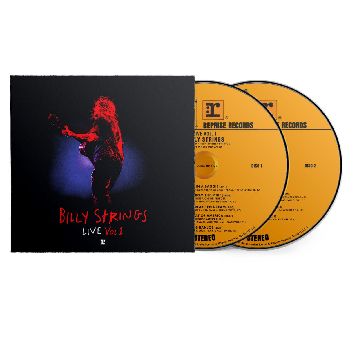 Billy Strings Billy Strings Live Vol. 1 (2 Cd's)