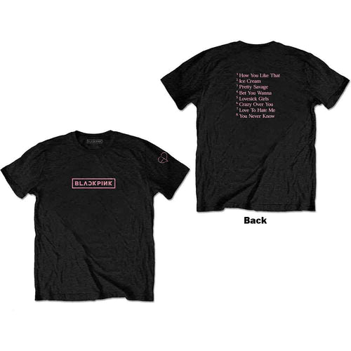 BLACKPINK The Album Track list Black