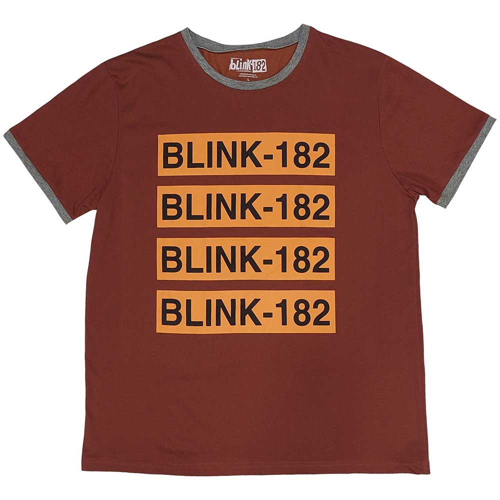 Blink-182 Logo Repeat Red