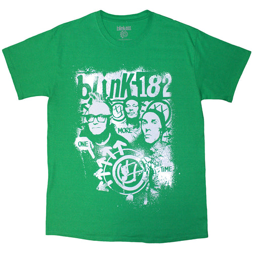 Blink-182 One More Time Spray Paint Green