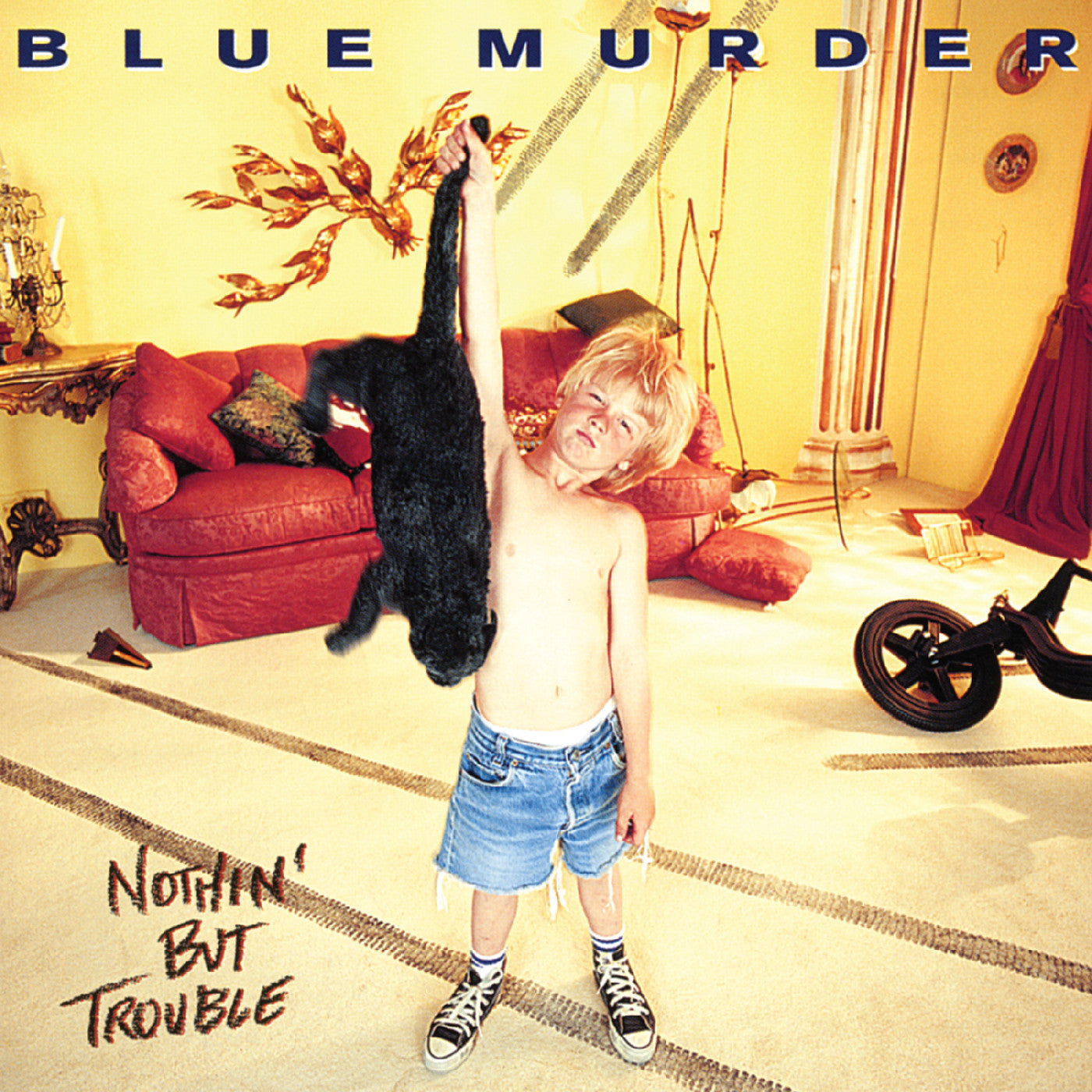 Blue Murder Nothin' But Trouble (Remastered) (Blue W/ Black Cat Swirl Vinyl)