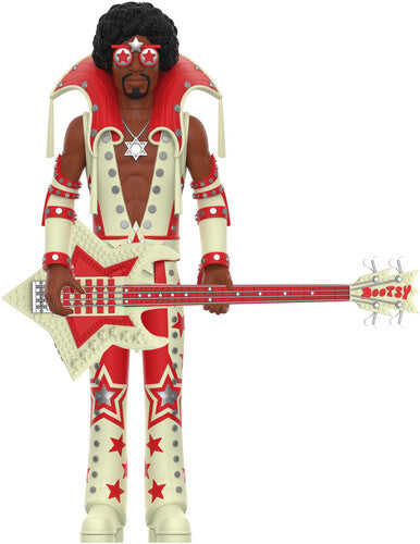 Bootsy Collins Super7 - Bootsy Collins - ReAction Figures Wv3 - Bootsy Collins (Glow) (Collectible, Action Figure)