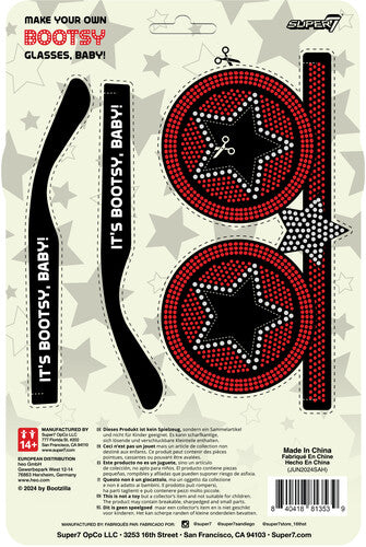 Bootsy Collins Super7 - Bootsy Collins - ReAction Figures Wv3 - Bootsy Collins (Glow) (Collectible, Action Figure)