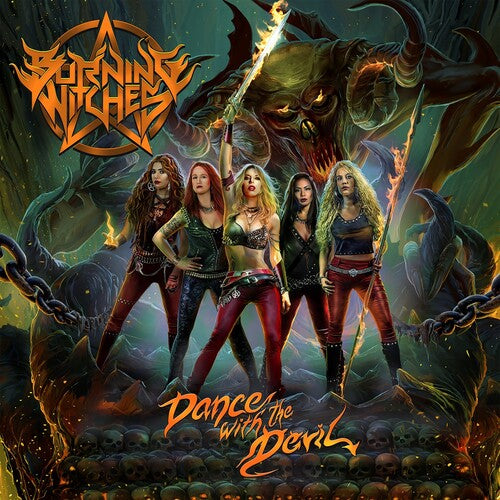 BURNING WITCHES Dance with the Devil (Indie Exclusive, Translucent Green Colored Vinyl, Gatefold LP Jacket) (2 Lp's)