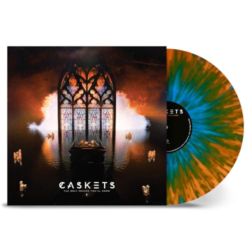 Caskets The Only Heaven You'Ll Know (LP Sleeve) [Orange Sky Blue Splatter]