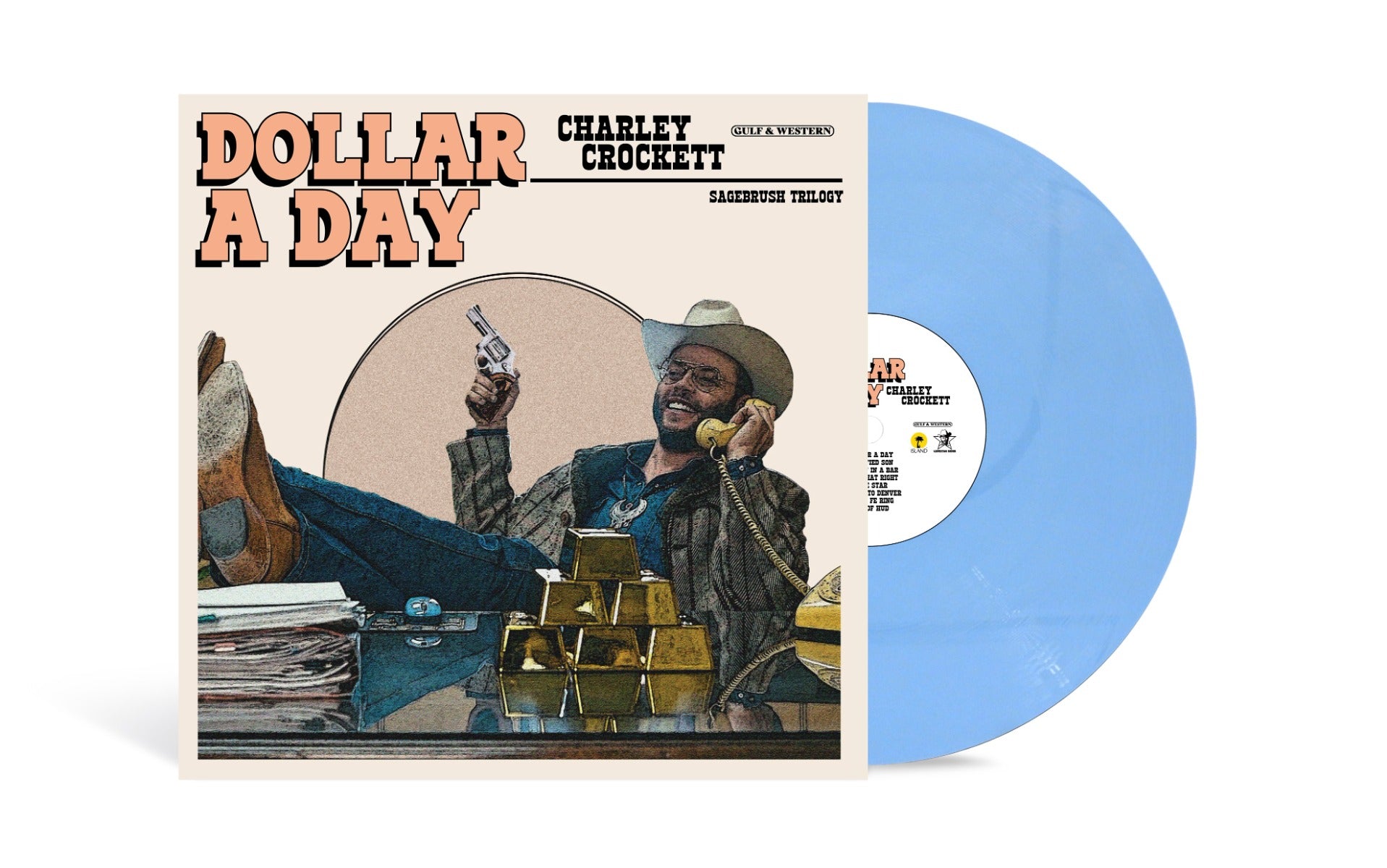 Charley Crockett Dollar A Day (Indie Exclusive) [Pale Cornflower Blue Vinyl]