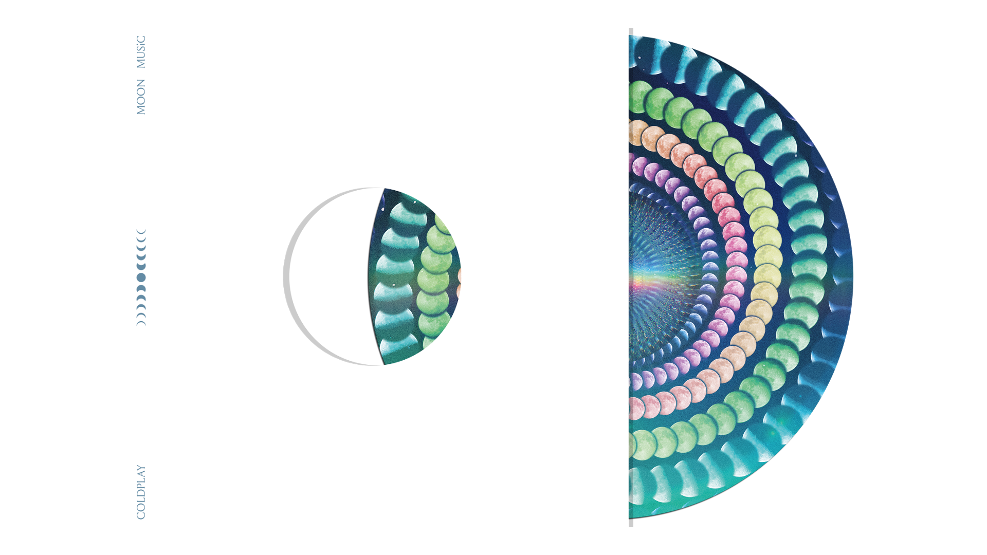 Coldplay Moon Music Picture Disc (Indie Exclusive, Zoetrope Picture Disc Vinyl)