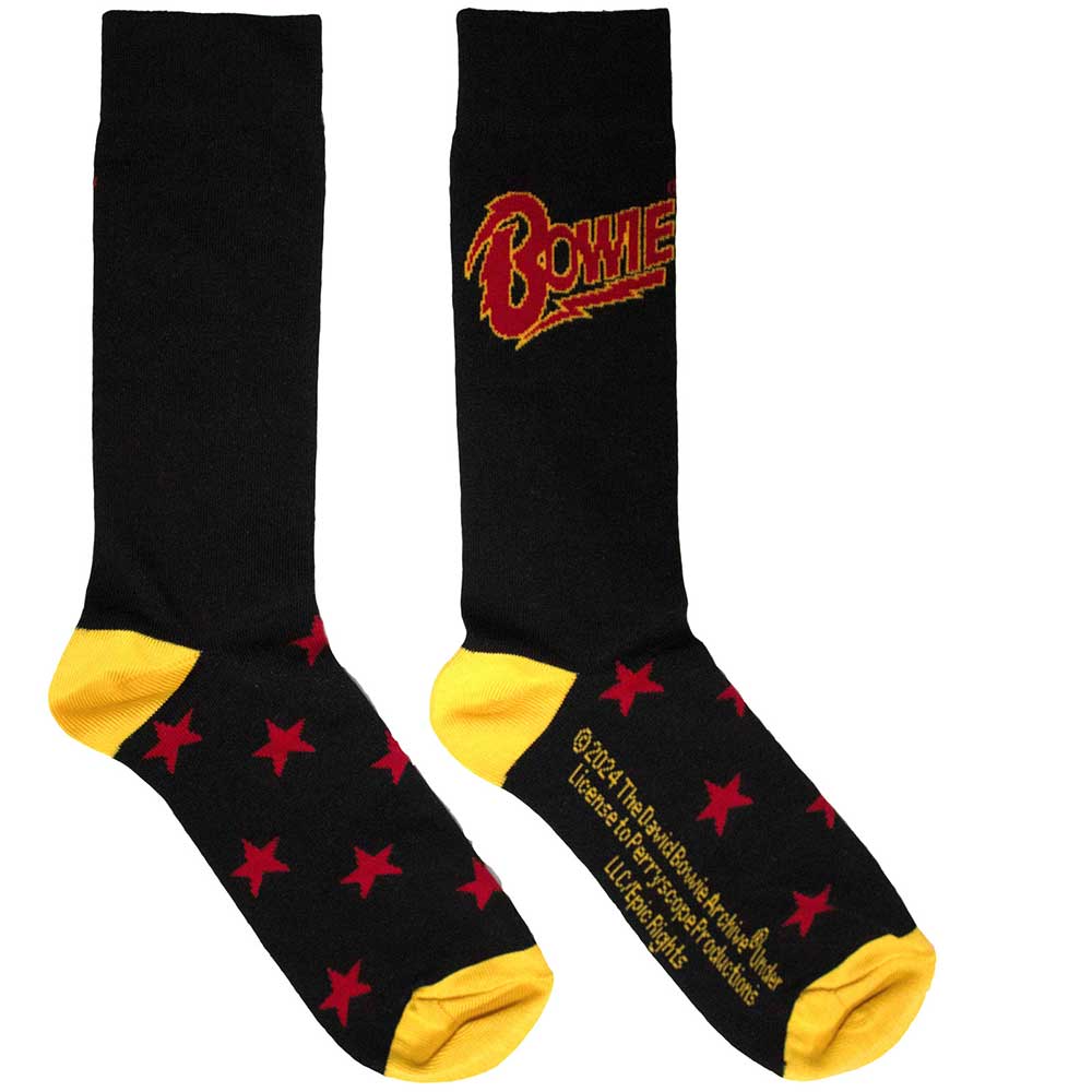 David Bowie Stars Black