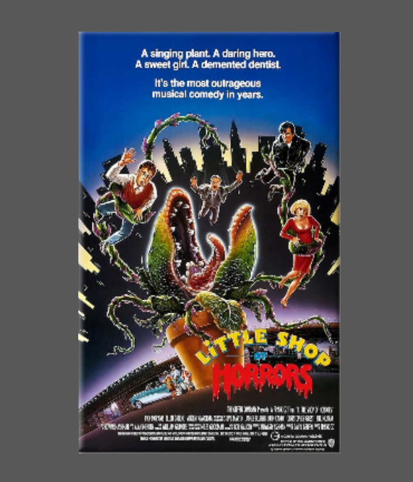 LITTLE SHOP OF HORRORS, Magnet, Button, Mirror, Fridge: (1) Magnet