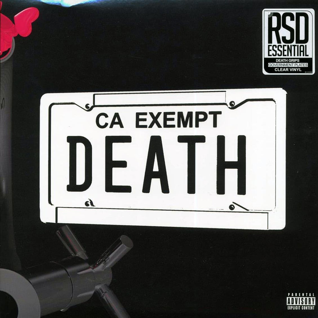 Death Grips Government Plates (Indie Exclusive, Clear Colored Vinyl)