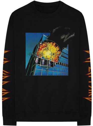 Def Leppard Pyromania Black Unisex Long Sleeve T-shirt Large
